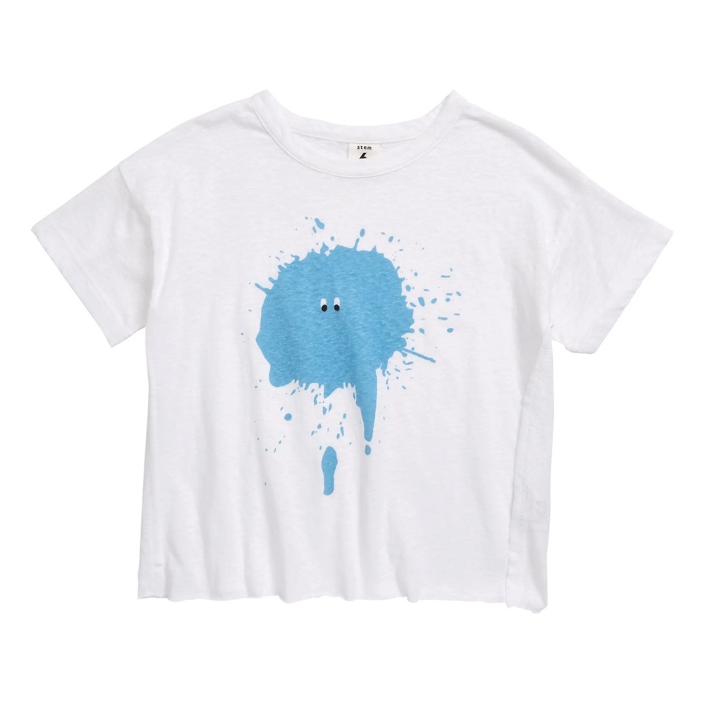 Stem blue splat Social T-Shirt NEW W/TAGS